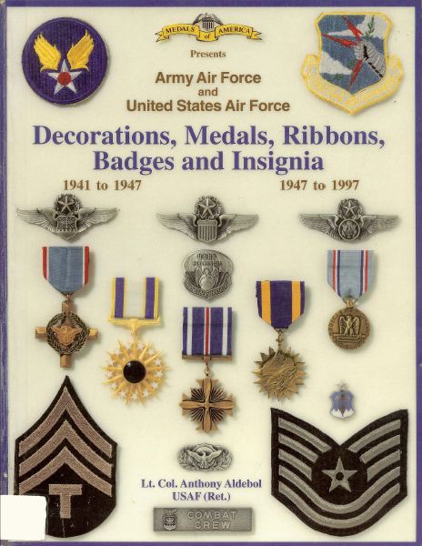 Download Army Air Force And United States Air Force Decorations Medals