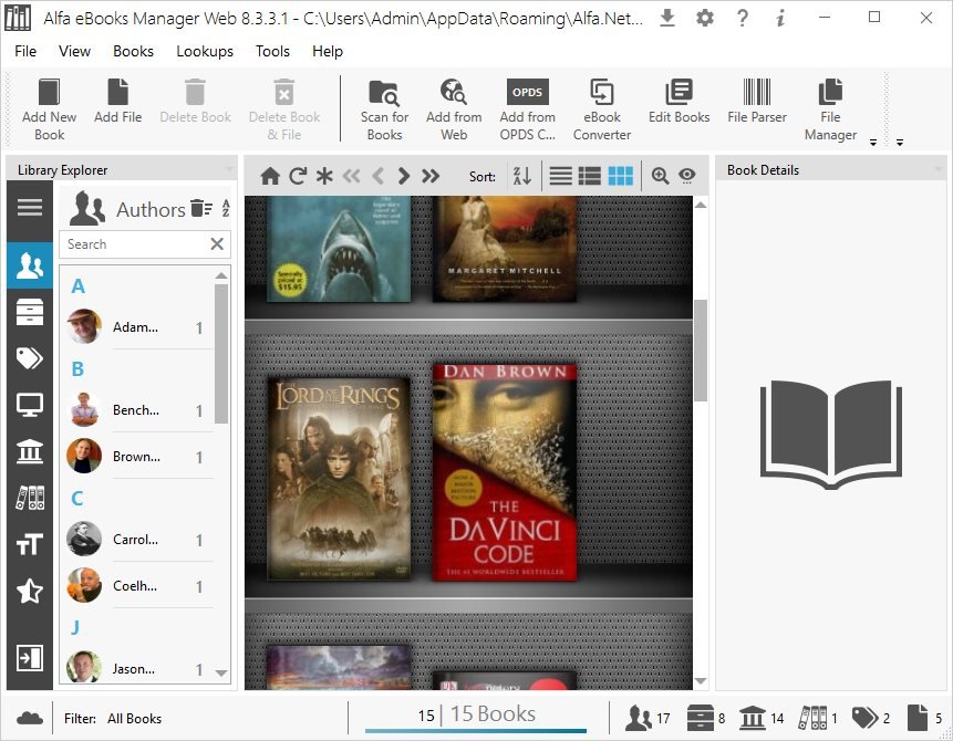 download Alfa eBooks Manager Pro 8.6.20.1