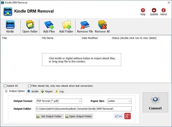 Kindle DRM Removal 4.22.10801.385