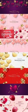 DesignOptimal Valentine s Day romantic elements decorative illustrations 8