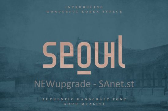 Seoul   Authentic Korean Typeface