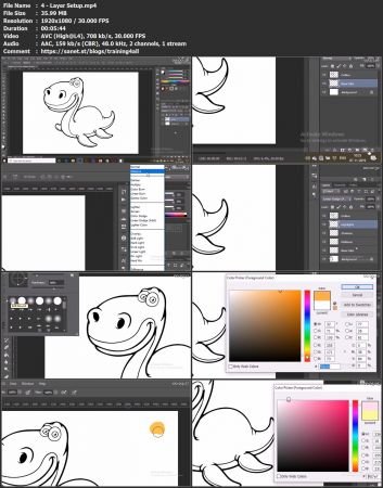 Comic Painting Simplified For Beginners : Painting Dino Set