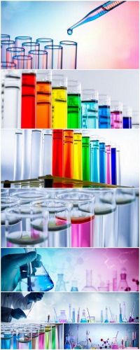 Laboratory, chemical reaction 8X JPEG Stockphoto