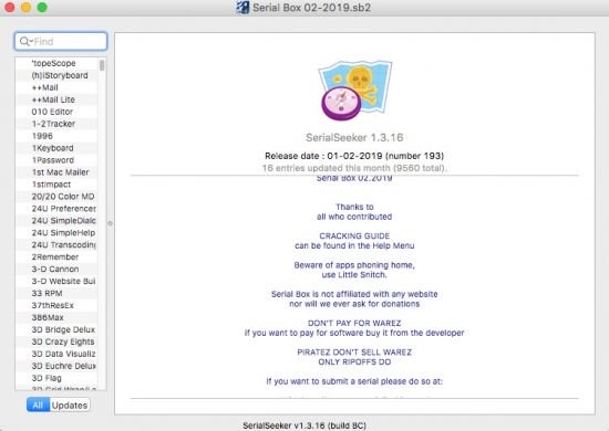Serial Box 01.2020 MacOS