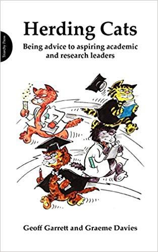 Herding Cats: Being advice to aspiring academic and research leaders