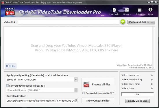 ChrisPC VideoTube Downloader Pro 14.23.0712 downloading