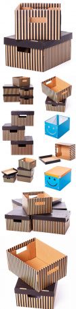 Boxes for storing and delivering items to office