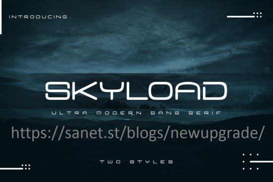 Skyload   Modern Sans
