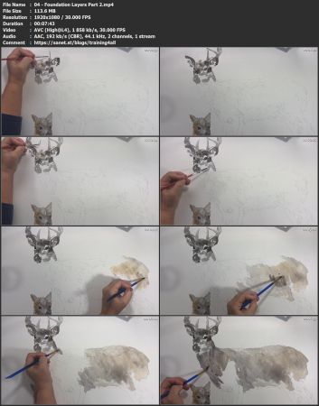 How to Paint a Winter White-tailed Deer | Larger Scale Watercolor Painting