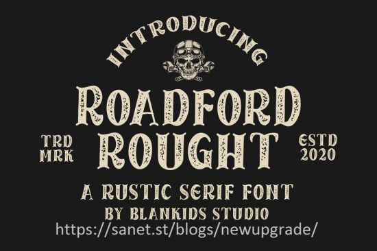 Roadford Rought   Rustic Serif Font