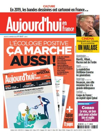 Aujourd'hui en France - Jeudi 30 Janvier 2020