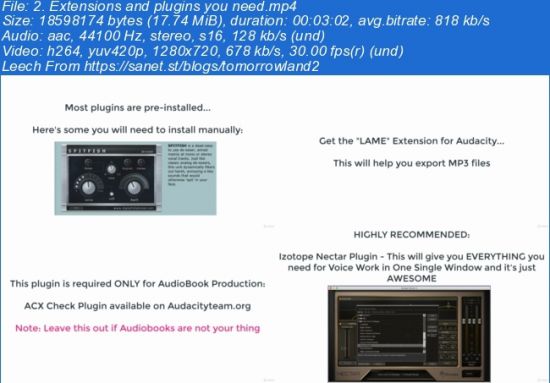 Voice-Over: Professional Editing &amp;amp; Mastering With Audacity
