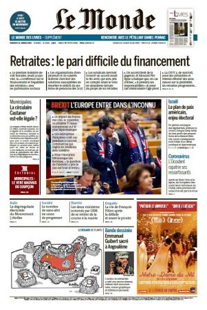 Le Monde - Vendredi 31 Janvier 2020
