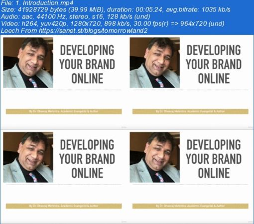 Developing Your Brand Online