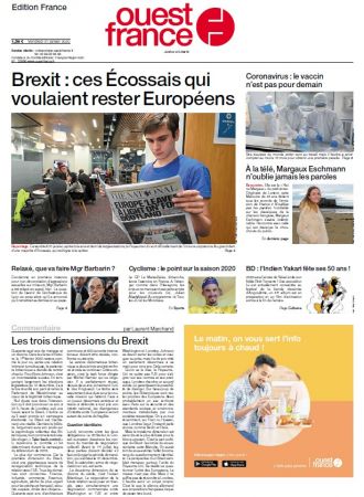 Ouest France - Vendredi 31 Janvier 2020