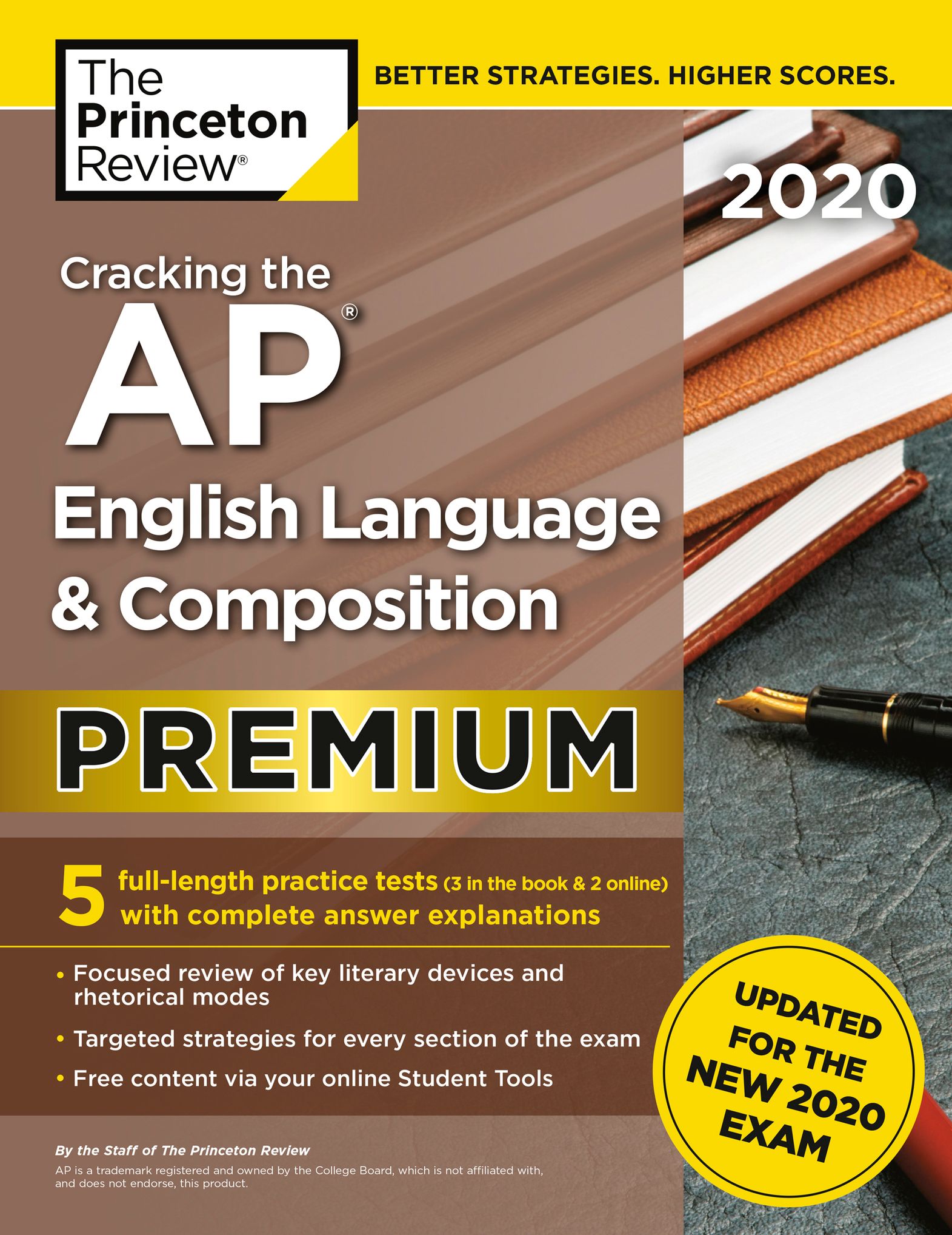 Cracking the AP English Language & Composition Exam 2020, Premium