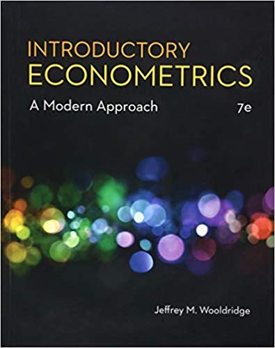 Introductory Econometrics: A Modern Approach Ed 7