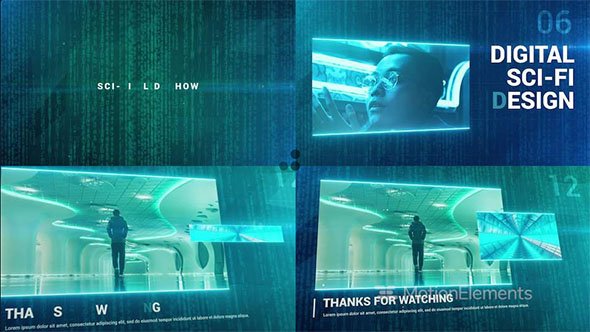 MotionElements - Cyber - Sci-Fi Slideshow - 13414095