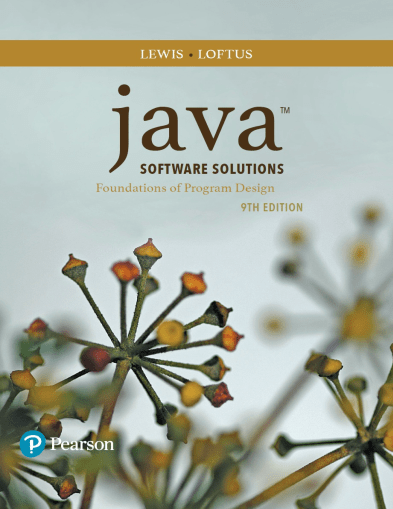 Java Software Solutions (9th Edition)