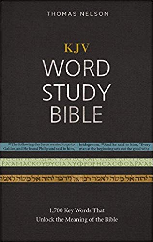 KJV, Word Study Bible, Hardcover, Red Letter Edition: 1,700 Key Words that Unlock the Meaning of the Bible