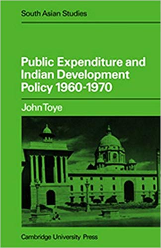 Public Expenditure and Indian Development Policy 1960 70