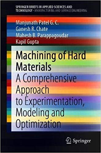 Machining of Hard Materials: A Comprehensive Approach to Experimentation, Modeling and Optimization