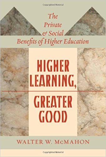 Higher Learning, Greater Good: The Private and Social Benefits of Higher Education