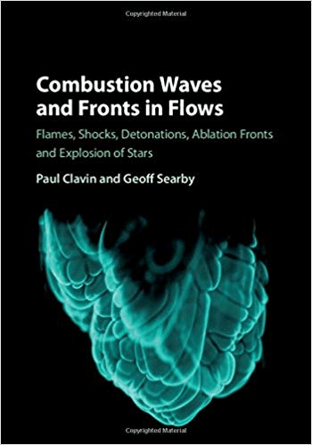 Combustion Waves and Fronts in Flows: Flames, Shocks, Detonations, Ablation Fronts and Explosion of Stars