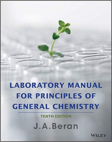 Laboratory Manual for Principles of General Chemistry Ed 10