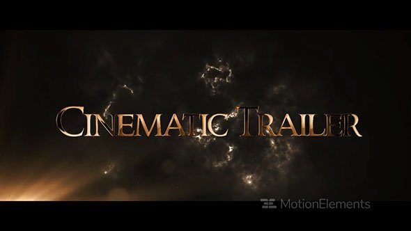 MotionElements Cinematic Trailer Opener 10303748