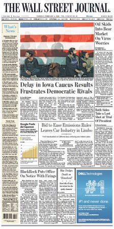 The Wall Street Journal - Tuesday, February 4, 2020 (True PDF)