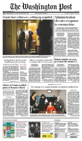 The Washington Post - Saturday, February 1, 2020 (True PDF)