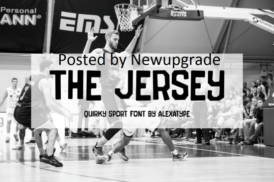 The Jersey   Quirky College Font