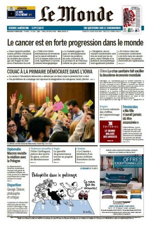 Le Monde - Mercredi 5 Février 2020 (True PDF)