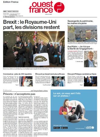 Ouest France - Samedi 1er Février 2020 (True PDF)