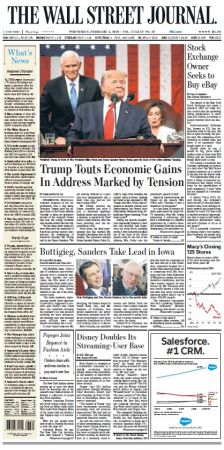 The Wall Street Journal - Wednesday, February 5, 2020 (True PDF)