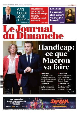 Le Journal du Dimanche N°3813 - Dimanche 9 Février 2020