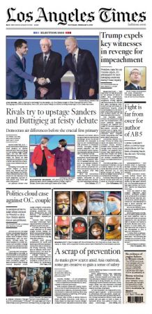Los Angeles Times - Saturday, February 8, 2020 (True PDF)