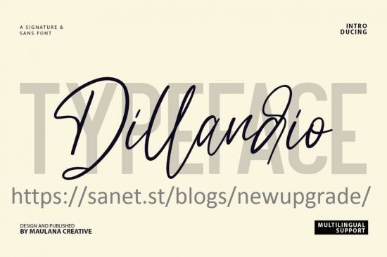 Dillandio   Font Duo