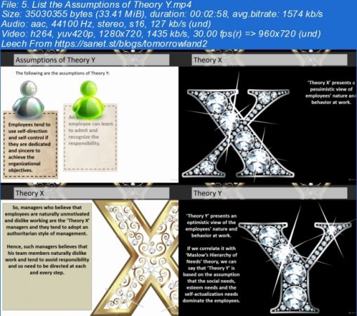 Theory X and Y of Motivation
