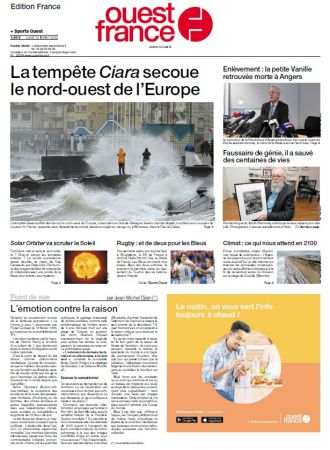 Ouest France - Lundi 10 Février 2020 (True PDF)