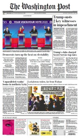 The Washington Post - Saturday, February 8, 2020 (True PDF)