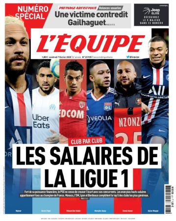 L'Équipe - Vendredi 7 Février 2020