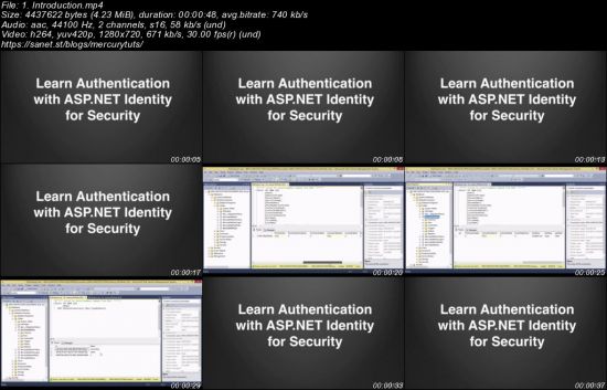 Learn Authentication With ASP.NET Identity Security 2019
