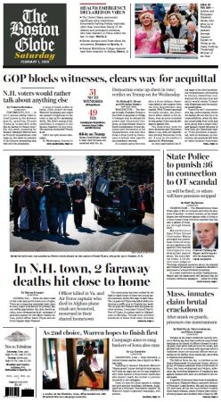 The Boston Globe - Saturday, February 1, 2020