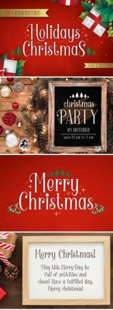 DesignOptimal Holidays Christmas Font