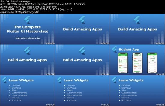 The Complete Flutter UI Masterclass | iOS &amp; Android in Dart