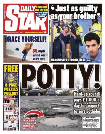 Daily Star - Wednesday, February 5, 2020 (True PDF)