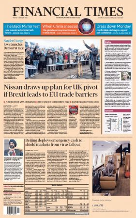 Financial Times (UK) - Monday, February 3, 2020 (True PDF)