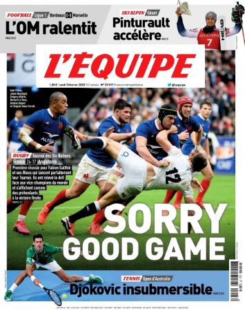 L'Équipe - Lundi 3 Février 2020